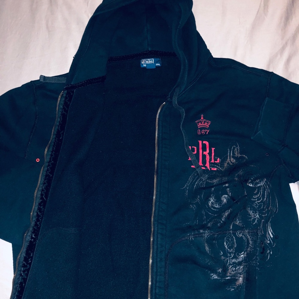 Vintage Polo Sport hooded sweatshirt